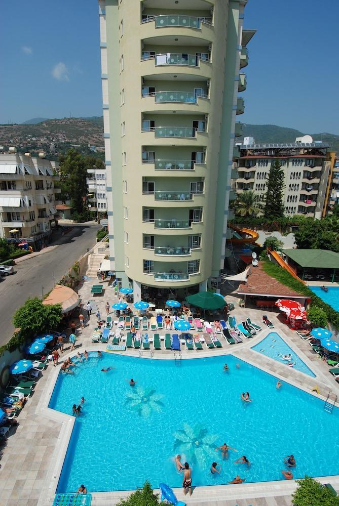 Okan Tower Apart Hotel Alanya Exterior foto