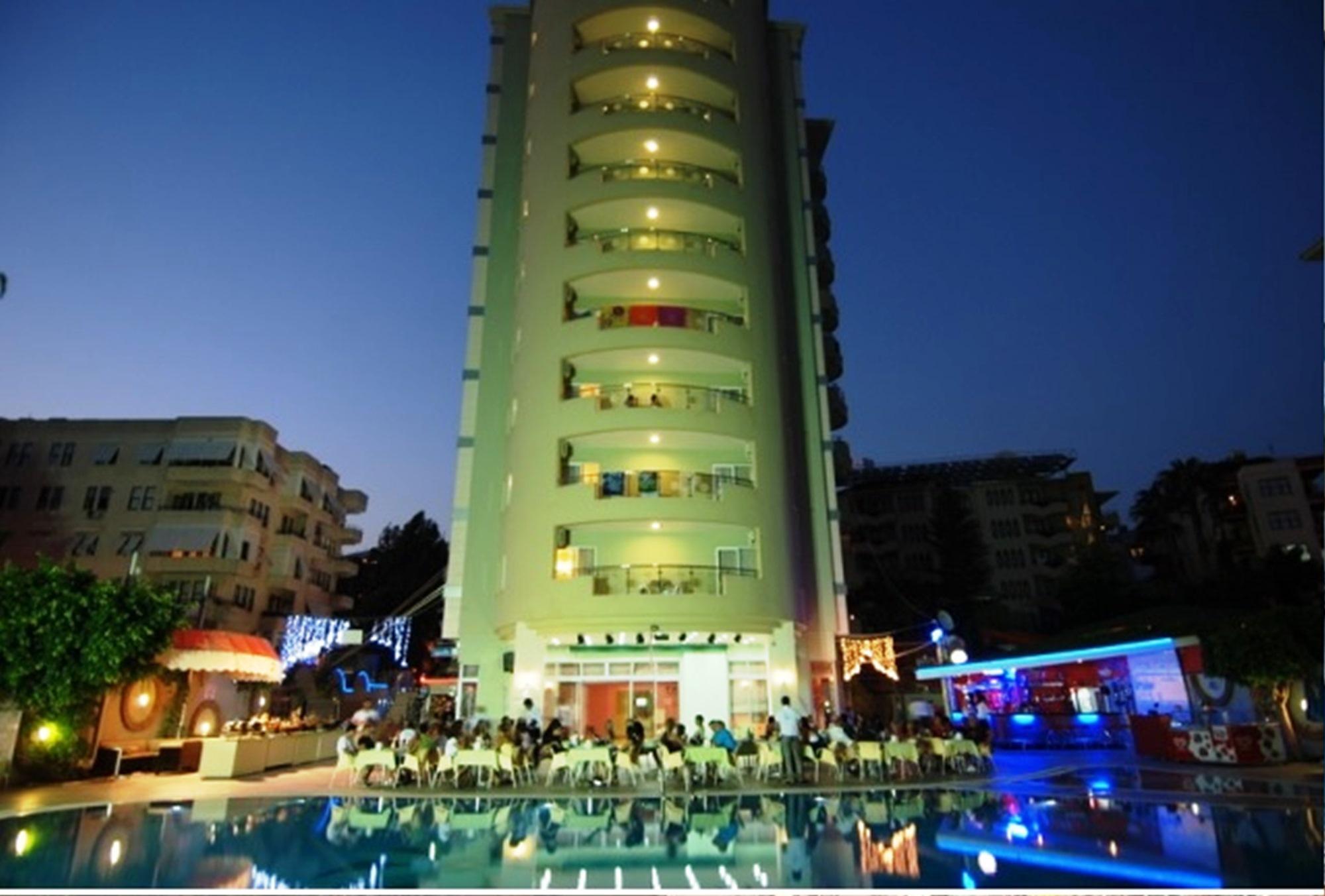 Okan Tower Apart Hotel Alanya Exterior foto
