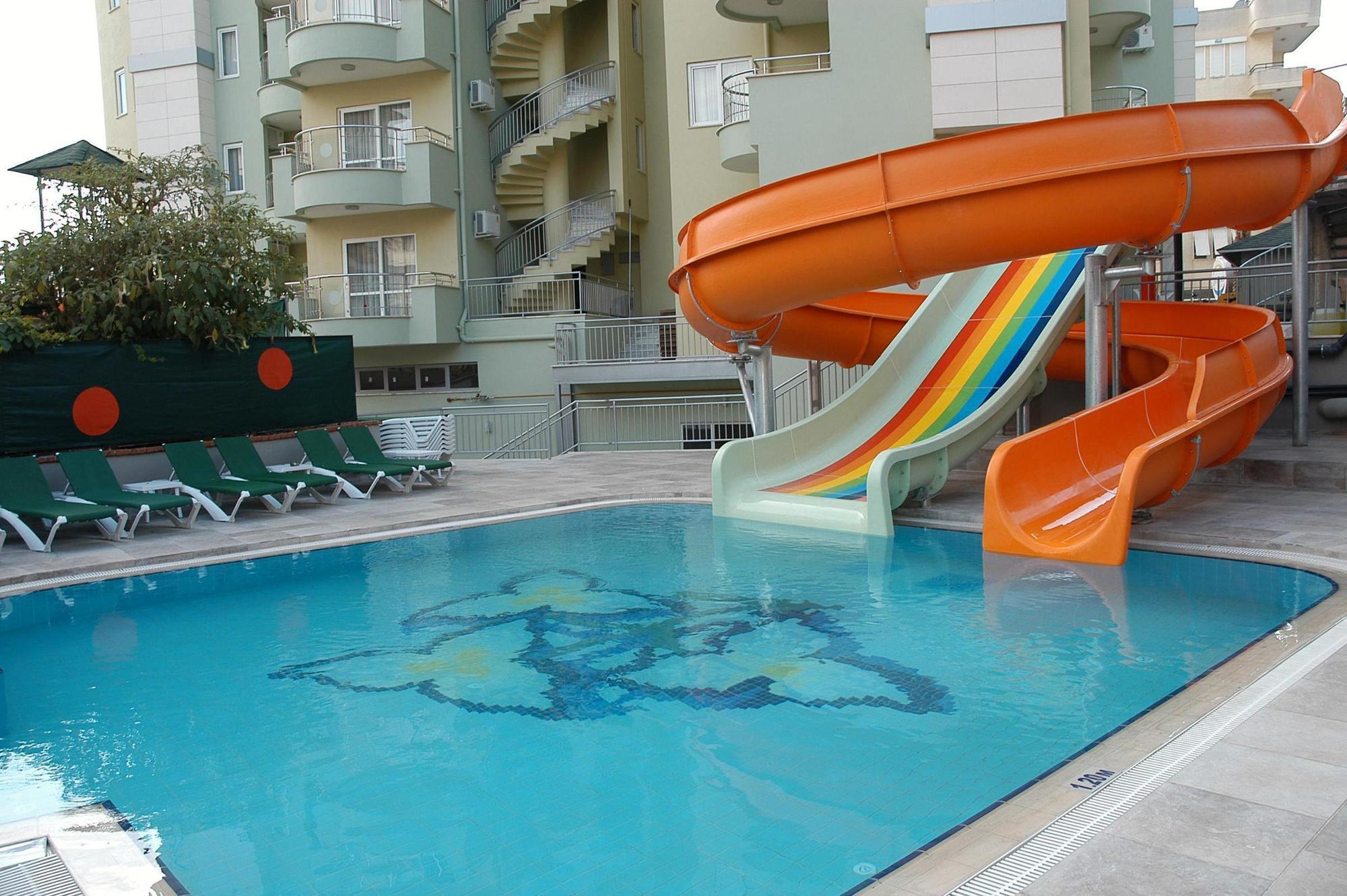 Okan Tower Apart Hotel Alanya Exterior foto