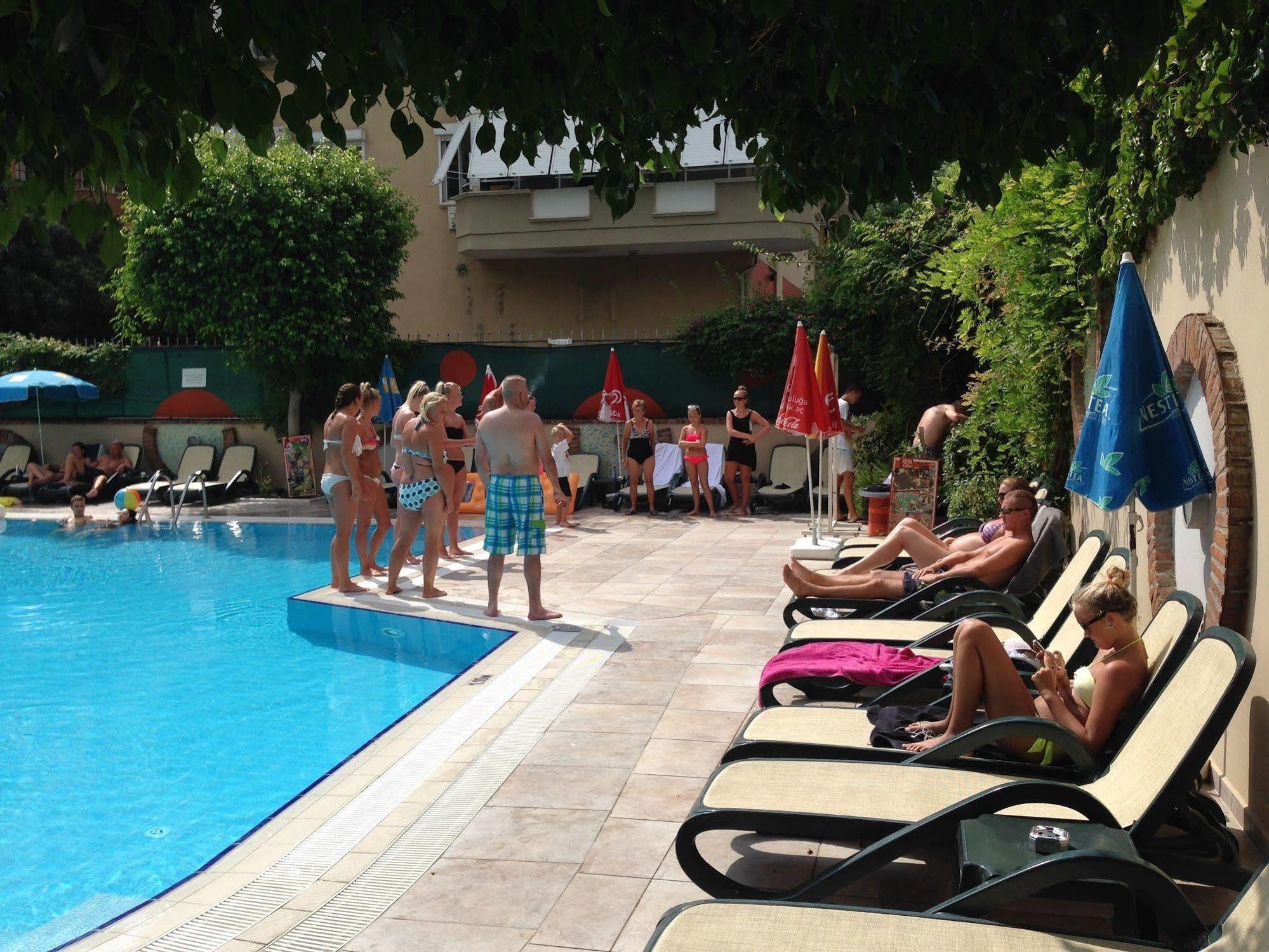 Okan Tower Apart Hotel Alanya Exterior foto