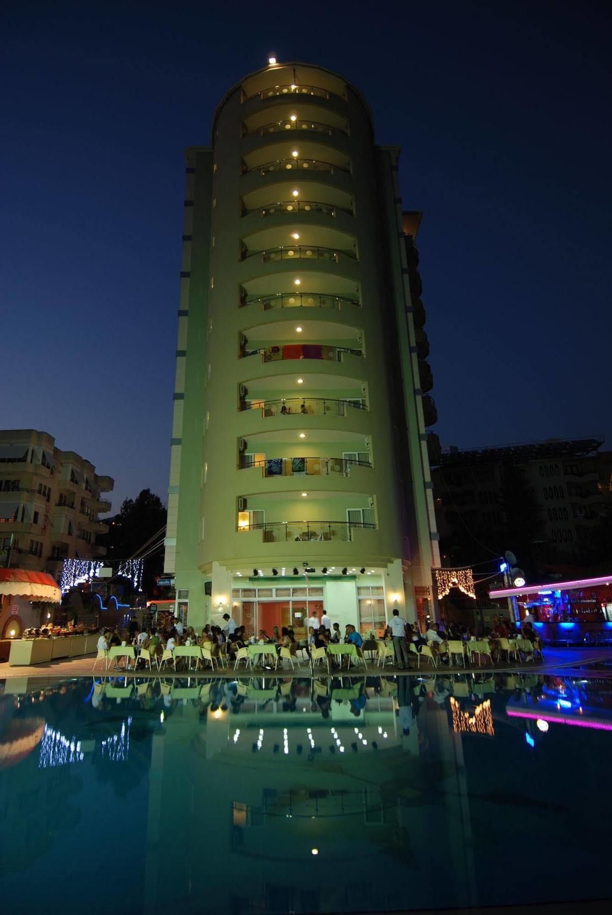 Okan Tower Apart Hotel Alanya Exterior foto