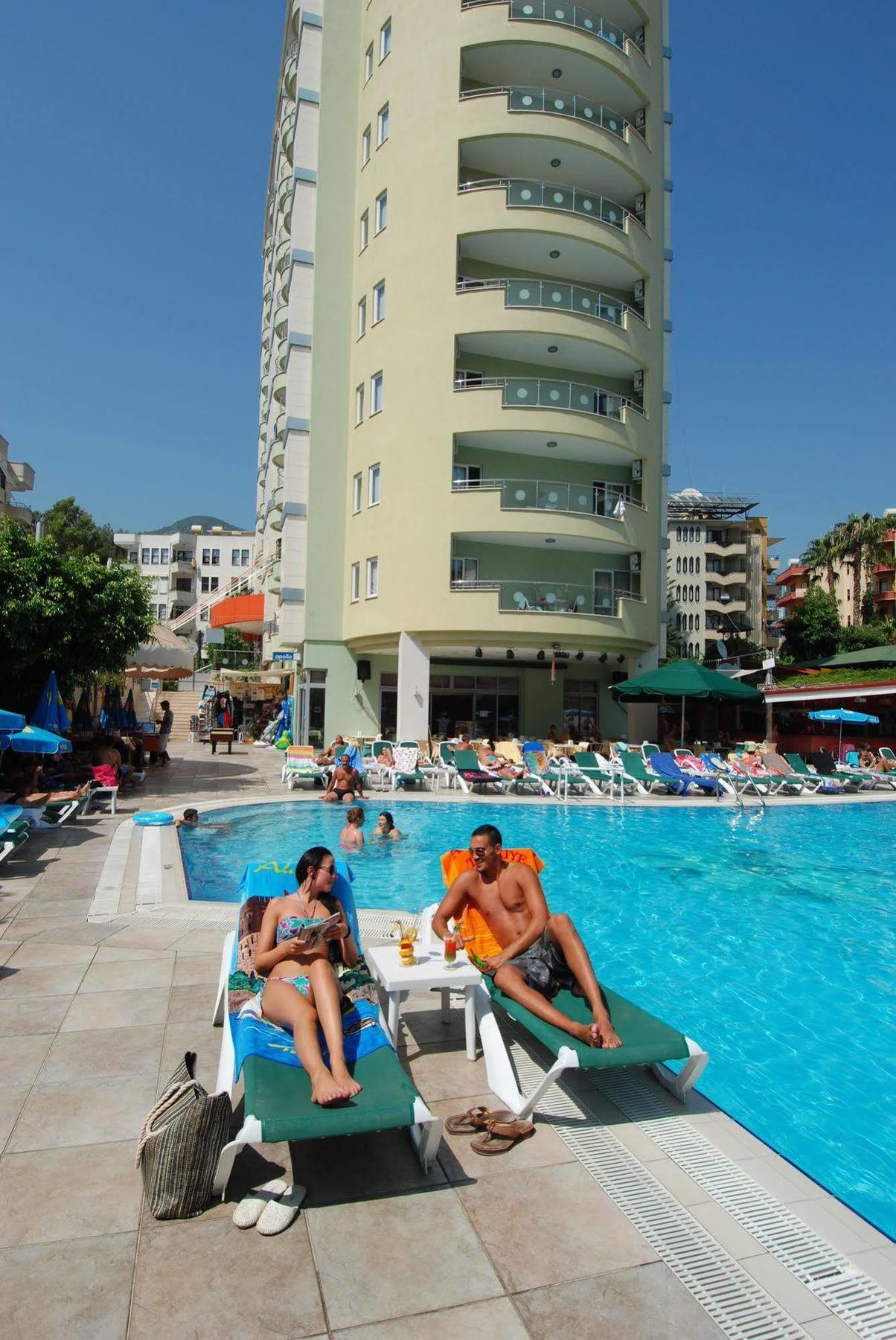 Okan Tower Apart Hotel Alanya Exterior foto
